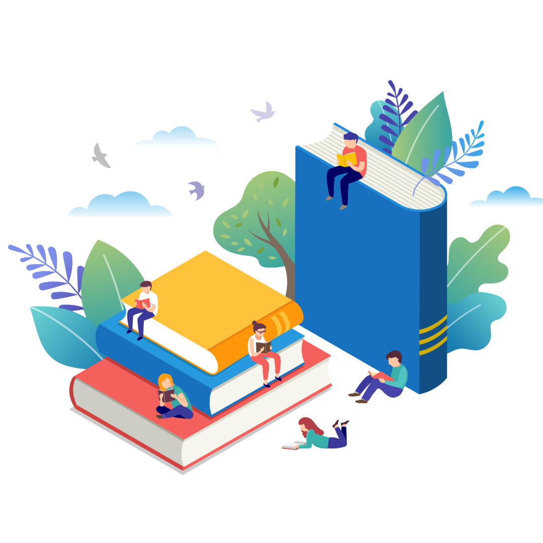 進学留学のイラスト